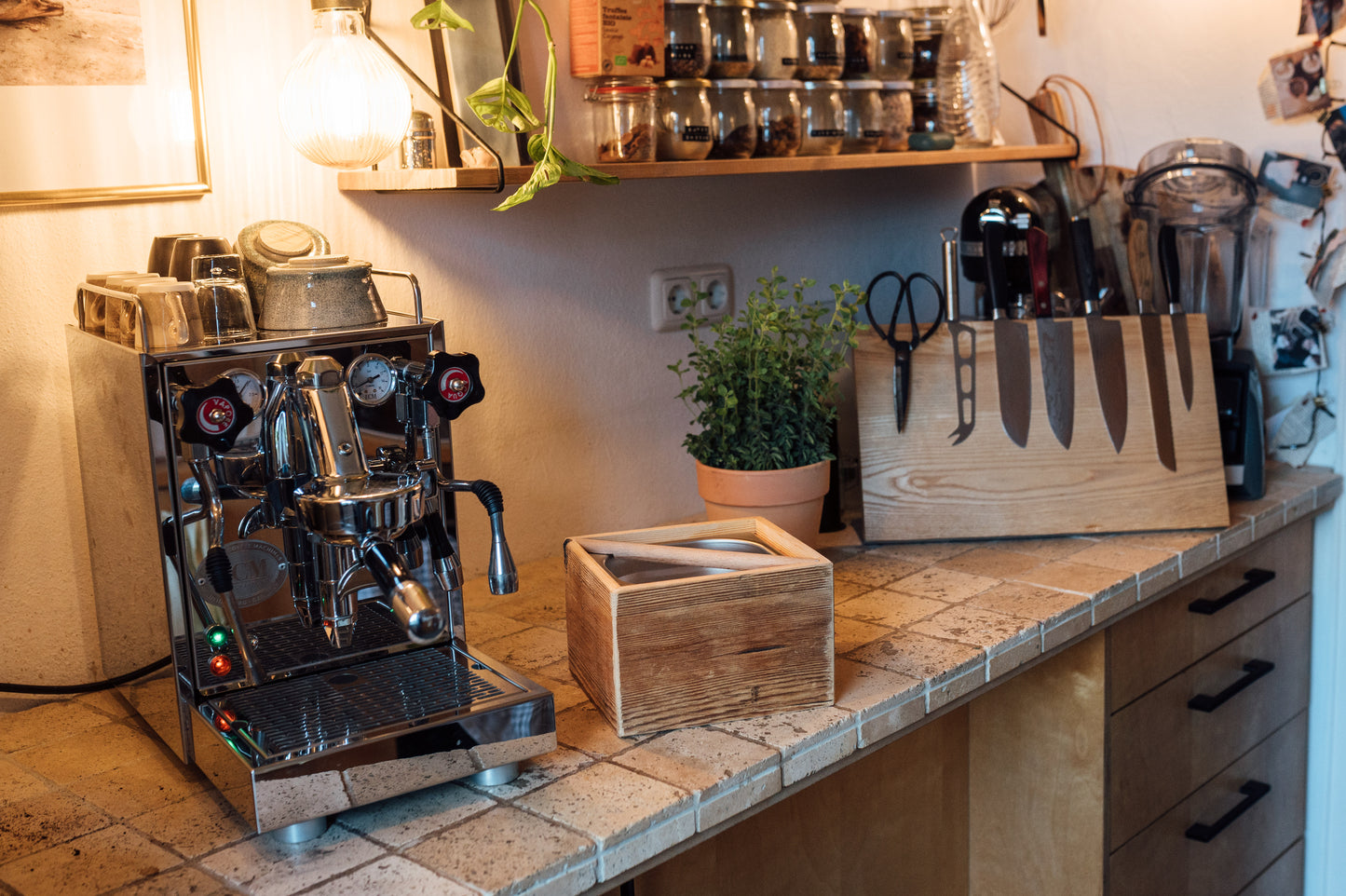 Abklopfkasten Siebträger Altholz Plastikfrei Upcycling