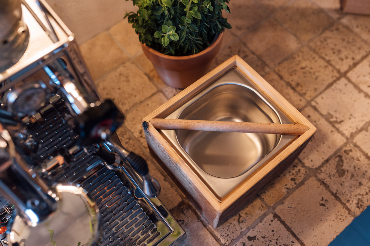 Abklopfkasten Siebträger Altholz Plastikfrei Upcycling